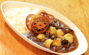 秋冬の野菜カレー。〜百合根と蓮根となめこ〜