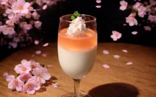 【期間限定デザート】桜のジュレとアールグレイムース 【期間限定デザート】桜のジュレとアールグレイムース